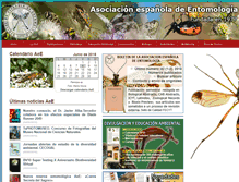 Tablet Screenshot of entomologica.es